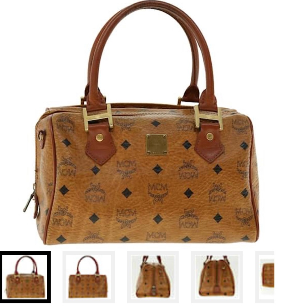 AUTHENTIC MCM BOSTON BAG